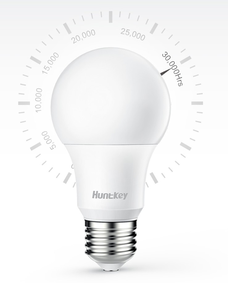 Huntkey E27 Light Bulb 7 Watt 600LM 3000-6500K